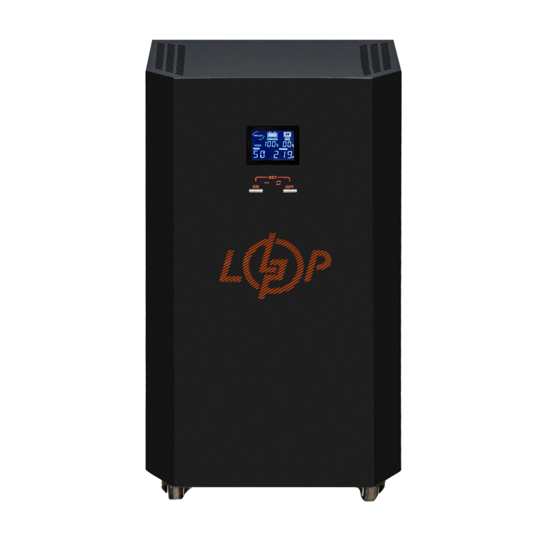 Комплект резервного живлення LOGICPOWER Autonomic Basic FW 1000W + АКБ 3600Wh, чорний мат 