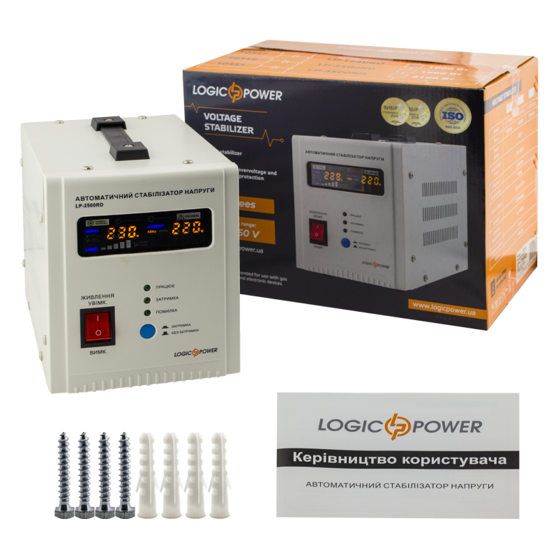 Стабілізатор напруги LP-2500RD (1500Вт / 7 ступ)