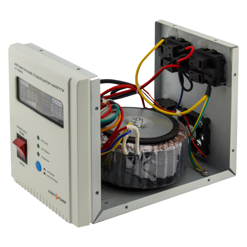 Стабілізатор напруги LP-3500RD (2100Вт / 7 ступ)