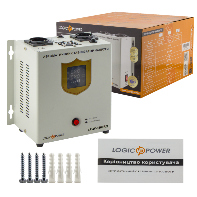 Стабілізатор напруги LP-W-3500RD (2100Вт / 7 ступ)