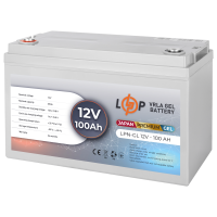 Акумулятор гелевий 100 Ah (ампер-годин) LogicPower LPN-GL 12V