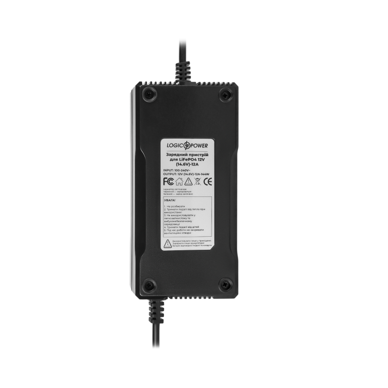 Зарядное устройство для аккумуляторов LogicPower LiFePO4 12V-12A-144W(14579)