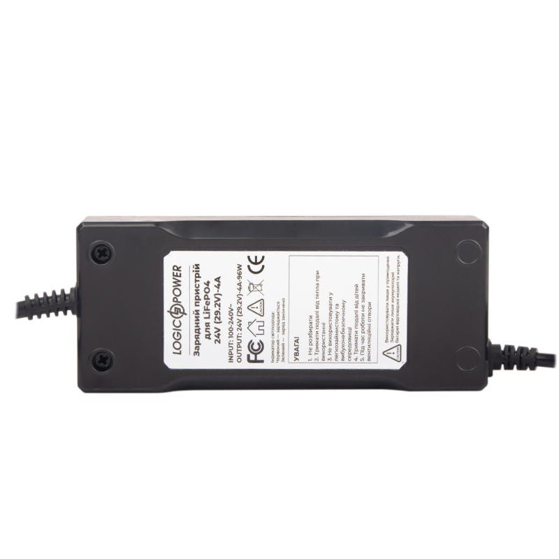 Зарядний пристрій для акумуляторів LogicPower LiFePO4 24V-4A-96W(14581)