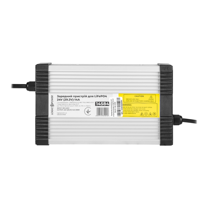 Зарядное устройство для аккумуляторов LogicPower LiFePO4 24V-14A-336W(14584)
