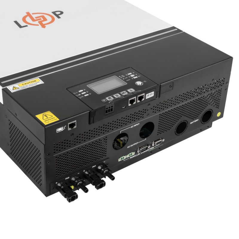 Гибридный солнечный инвертор 8кВА LogicPower LPW-HY-MAX (8кВт, 48В, 80A, 90-450V, MPPT)