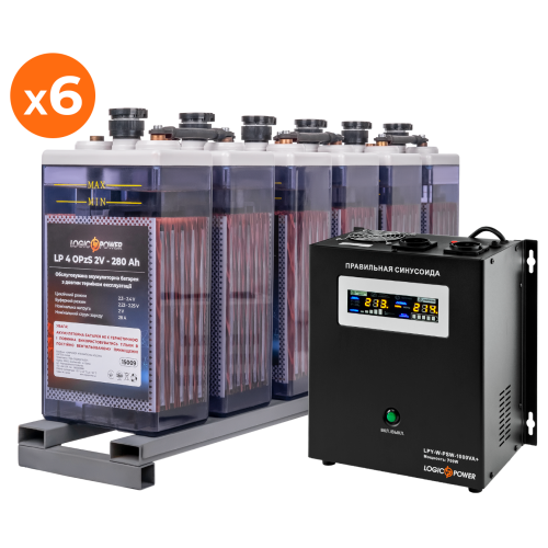 Комплект резервного питания для предприятий ИБП W1000 + OPzS батарея 3860W