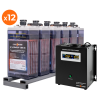 Комплект резервного живлення для підприємств ИБП W1500 + OPzS батарея 7728W