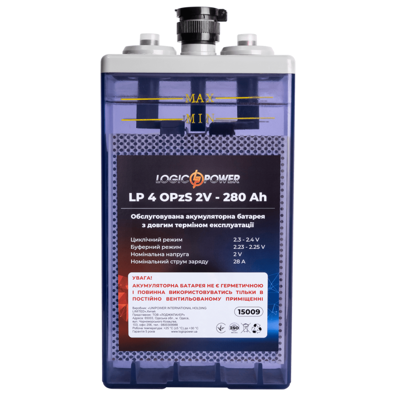 Комплект резервного живлення для підприємств ИБП W1500 + OPzS батарея 7728W