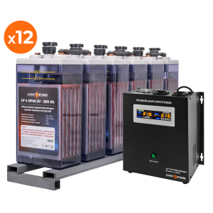 Комплект резервного питания для предприятий ИБП W2500 + OPzS батарея 7728W