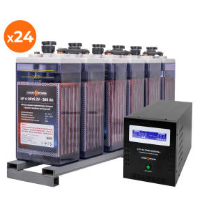 Комплект резервного живлення для підприємств ИБП B6000 + OPzS батарея 15456W