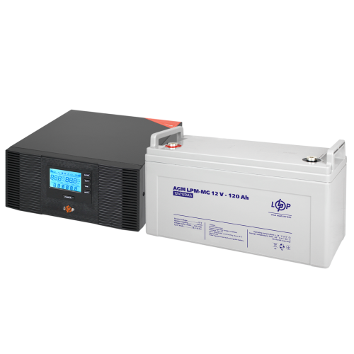 Комплект резервного питания ИБП + мультигелевая батарея UPS B1500 + АКБ MG 1440W