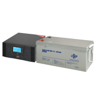 Комплект резервного живлення ДБЖ + мультигелева батарея UPS B1500 + АКБ MG 2400W