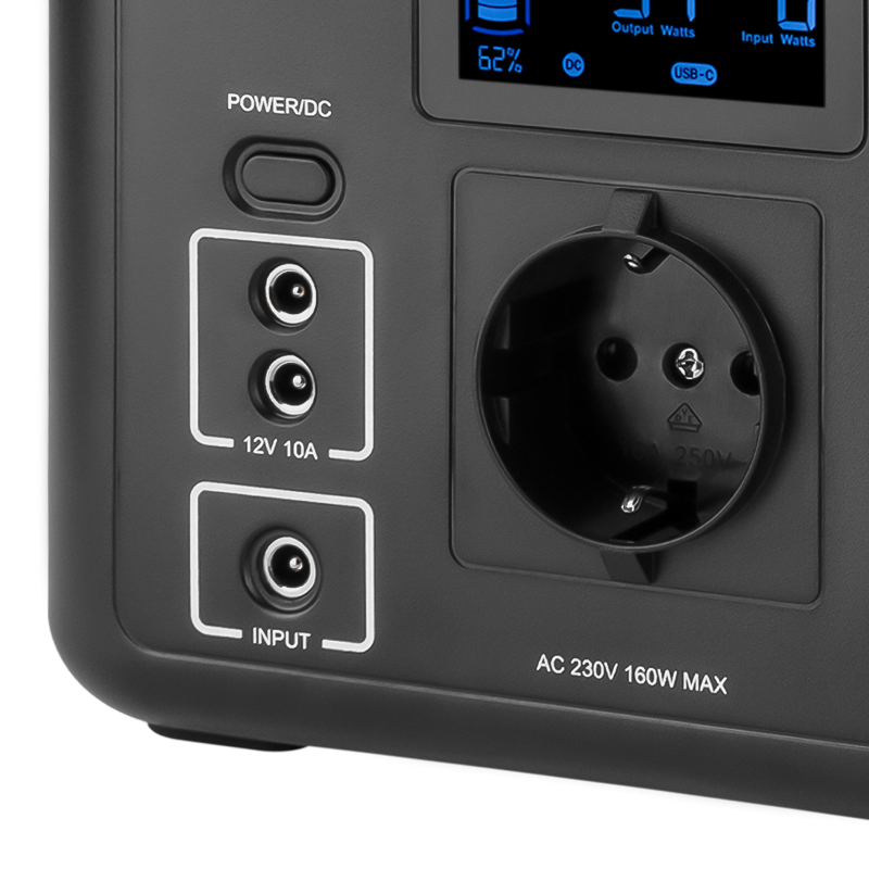 Багатофункціональна портативна зарядна станція LP CHARGER 160 (160W, 204Wh)