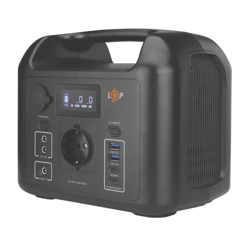 Многофункциональная портативная зарядная станция LP CHARGER 300 (300W, 320Wh)