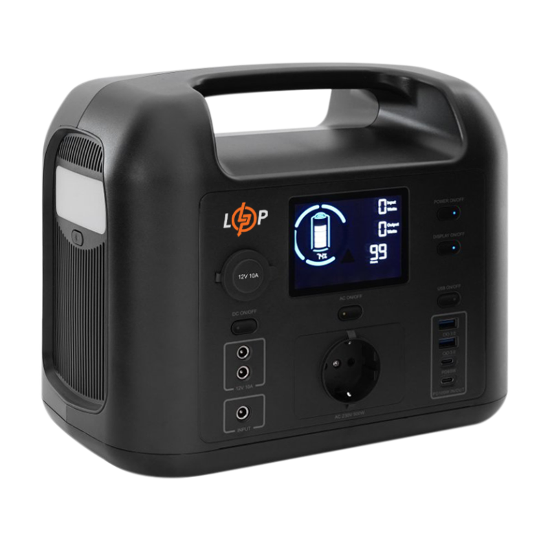 Многофункциональная портативная зарядная станция LP CHARGER 500 (500W, 518Wh)