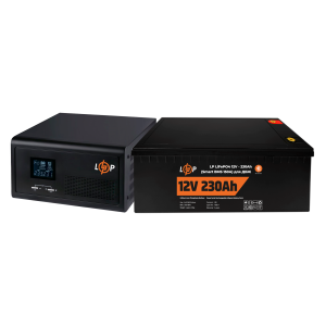 Комплект резервного живлення для котла LogicPower ДБЖ + літієва (LiFePO4) батарея UPS 430VA + АКБ LiFePO4 2944W