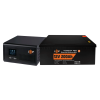 Комплект резервного живлення LogicPower ДБЖ + літієва (LiFePO4) батарея UPS 1500VA + АКБ LiFePO4 2560W