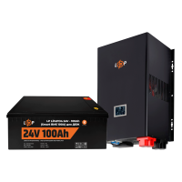 Комплект резервного живлення LogicPower ДБЖ + літієва (LiFePO4) батарея UPS 3600VA + АКБ LiFePO4 2560W