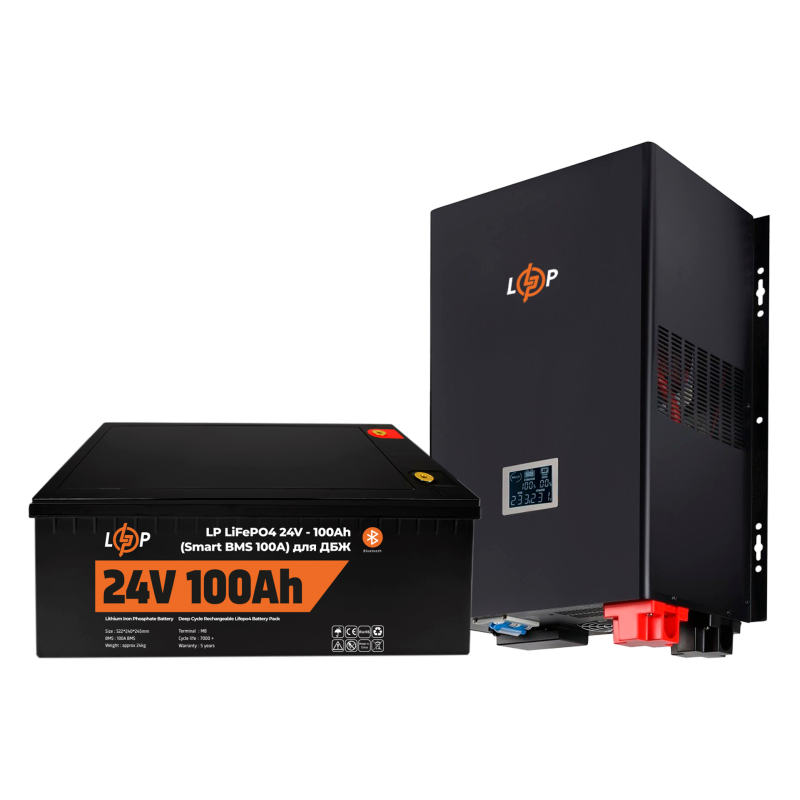 Комплект резервного питания LogicPower ИБП + литиевая (LiFePO4) батарея UPS 3600VA + АКБ LiFePO4 2560W