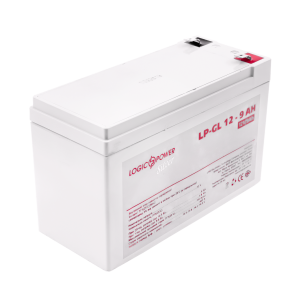 Аккумулятор гелевый 9 Ah (ампер-часов) LogicPower LP-GL Silver 12V