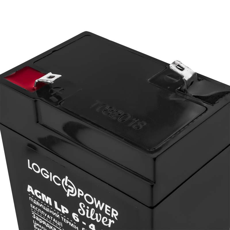 Аккумулятор свинцово-кислотный 4.5 Ah (ампер-часов) LogicPower AGM LP Silver 6V