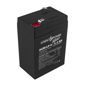 Акумулятор свинцево-кислотний  5.2 Ah (ампер-годин) LogicPower AGM LP Silver 6V