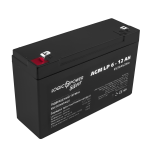Аккумулятор свинцово-кислотный 12 Ah (ампер-часов) LogicPower AGM LP Silver 6V
