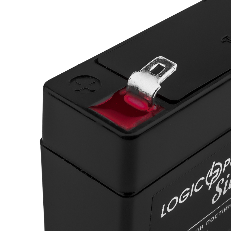 Аккумулятор свинцово-кислотный 1.3 Ah (ампер-часов) LogicPower AGM LP Silver 6V