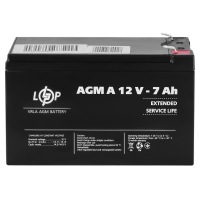Акумулятор свинцево-кислотний 7 Ah (ампер-годин) LogicPower AGM А 12V