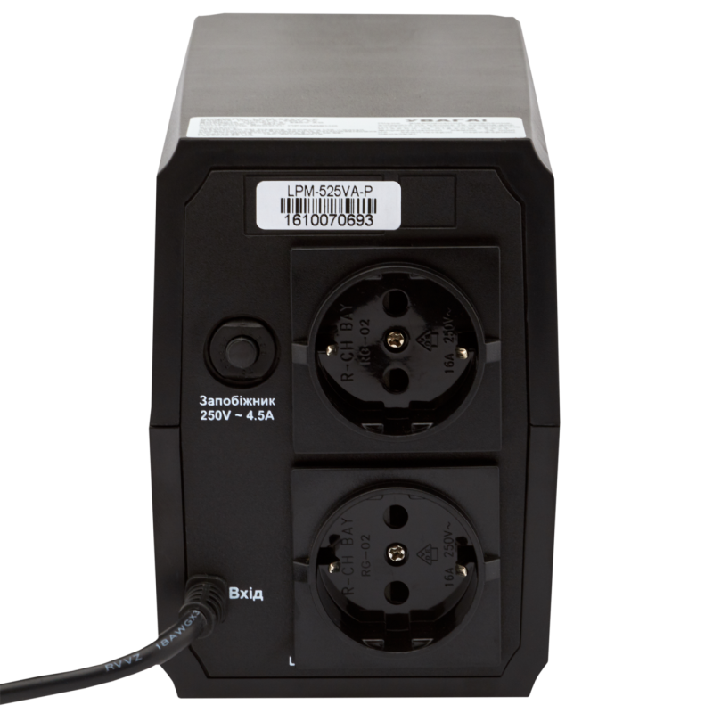 Лінійно-інтерактивне ДБЖ LPM-525VA-P (367Вт)