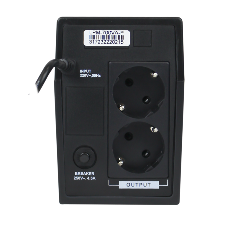 Лінійно-інтерактивне ДБЖ LPM-700VA-P (490Вт)