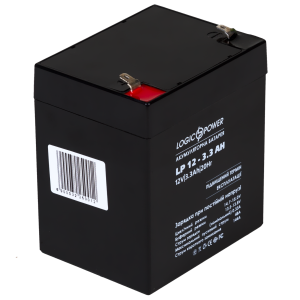 Аккумулятор свинцово-кислотный 3.3 Ah (ампер-часов) LogicPower AGM LP Silver 12V