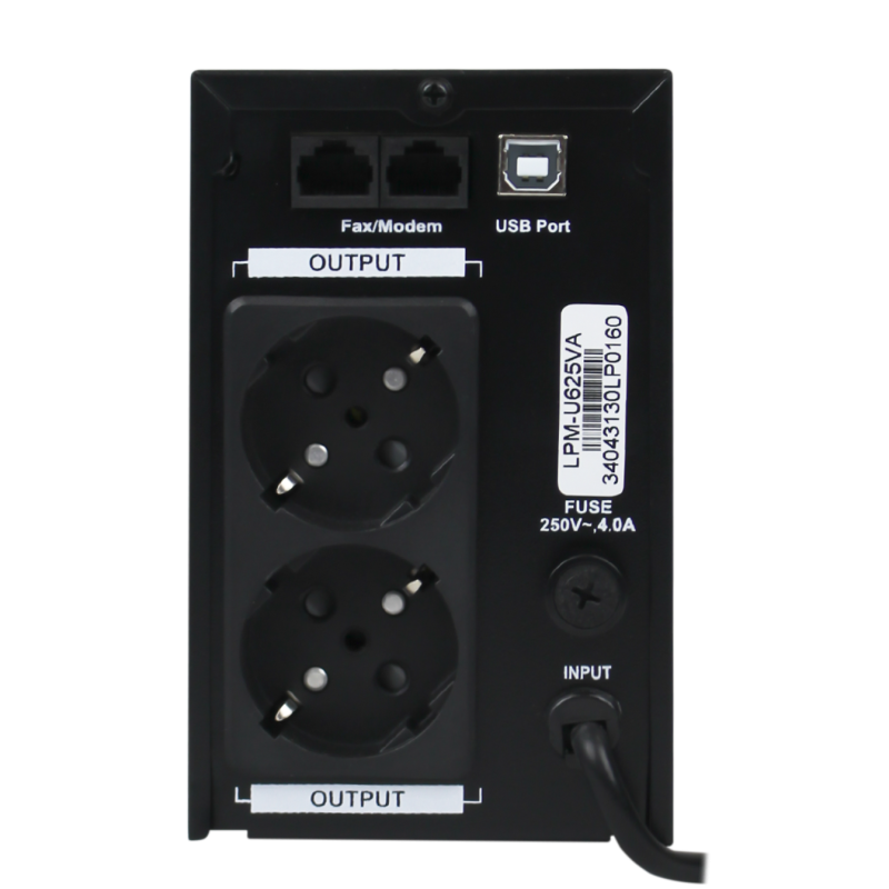 Линейно-интерактивное ИБП LPM-U625VA (437Вт)