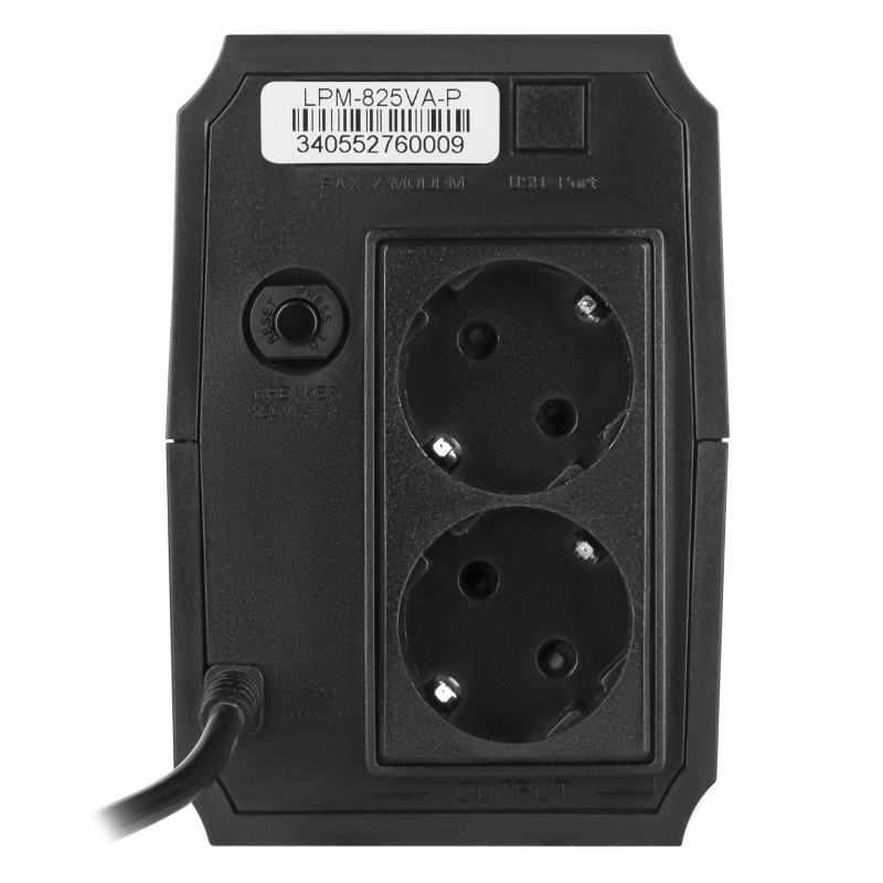 Линейно-интерактивное ИБП LPM-825VA-P (577Вт)