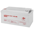 Аккумулятор гелевый 65 Ah (ампер-часов) LogicPower LPM-GL 12V
