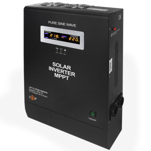 Гібридний сонячний інвертор 5кВА LogicPower LPY-C-PSW (3,5кВт,MPPT48V)  