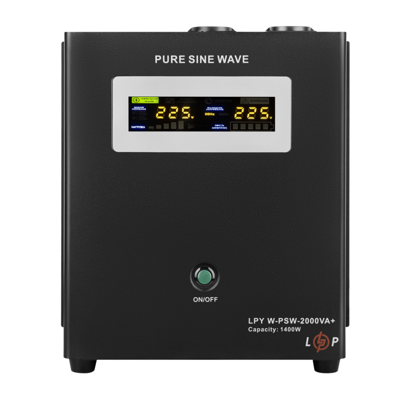 ИБП с правильной синусоидой LogicPower LPY-W-PSW-2000VA-1400Вт-24V -10A/20A