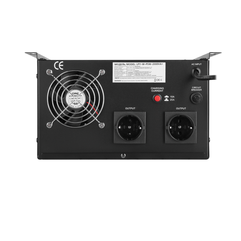 ИБП с правильной синусоидой LogicPower LPY-W-PSW-2000VA-1400Вт-24V -10A/20A