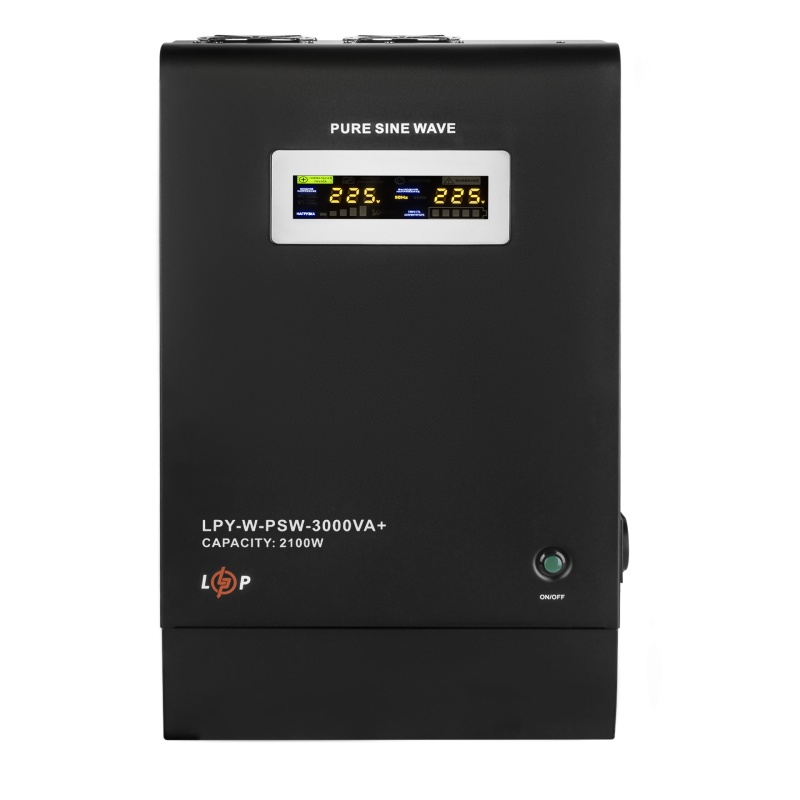 ДБЖ з правильною синусоїдою LogicPower LPY-W-PSW-3000VA-2100Вт-48V 
