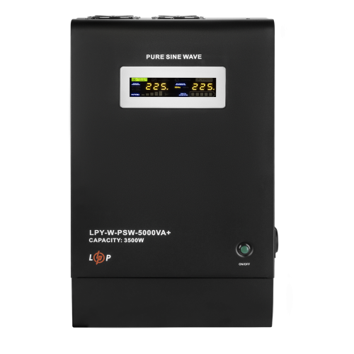 ИБП с правильной синусоидой LogicPower LPY-W-PSW-48V-5000VA-3500Вт-10A/20A