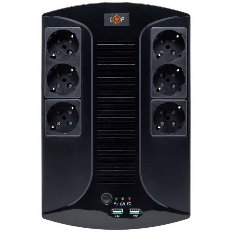 Лінійно-інтерактивне ДБЖ LP 650VA-6PS (455Вт)