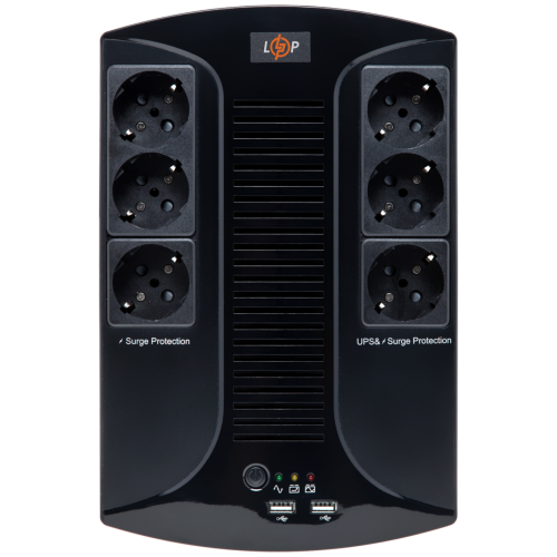 Лінійно-інтерактивне ДБЖ LP 850VA-6PS (595Вт)