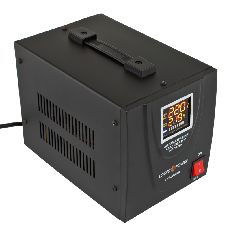 Стабілізатор напруги LPT-2500RD BLACK (1750W)