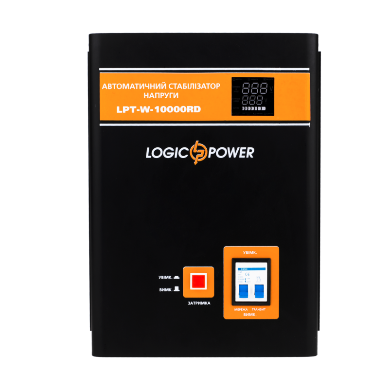 Стабілізатор напруги LPT-W-10000RD BLACK (7000W)