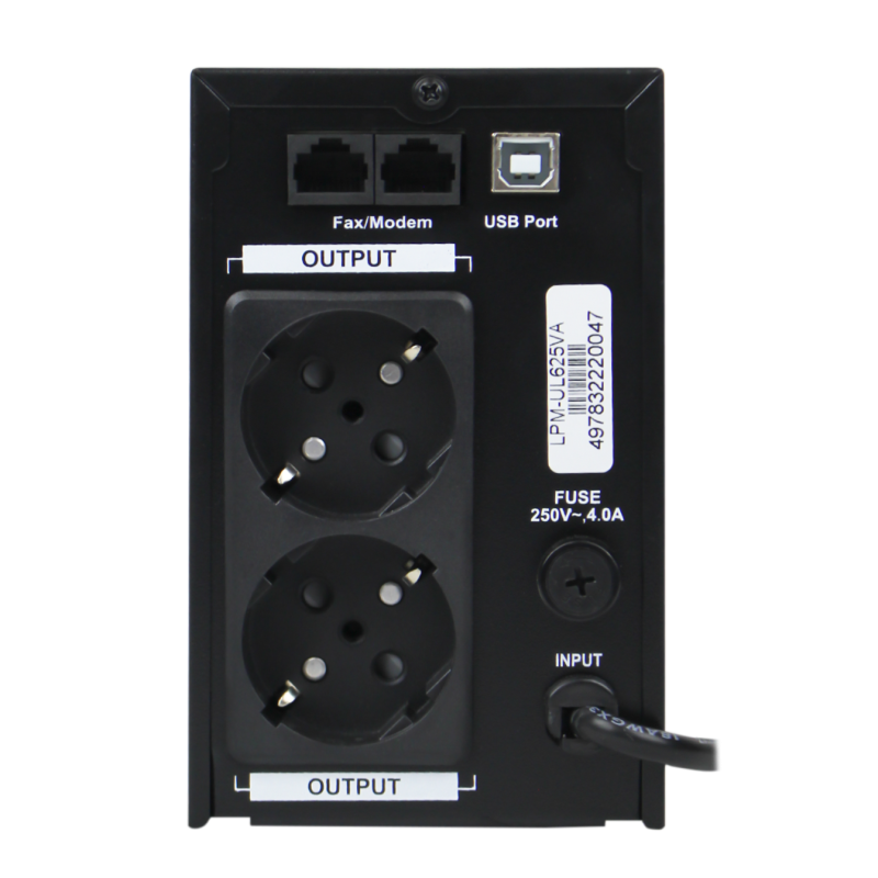 Линейно-интерактивное ИБП LPM-UL625VA (437Вт)