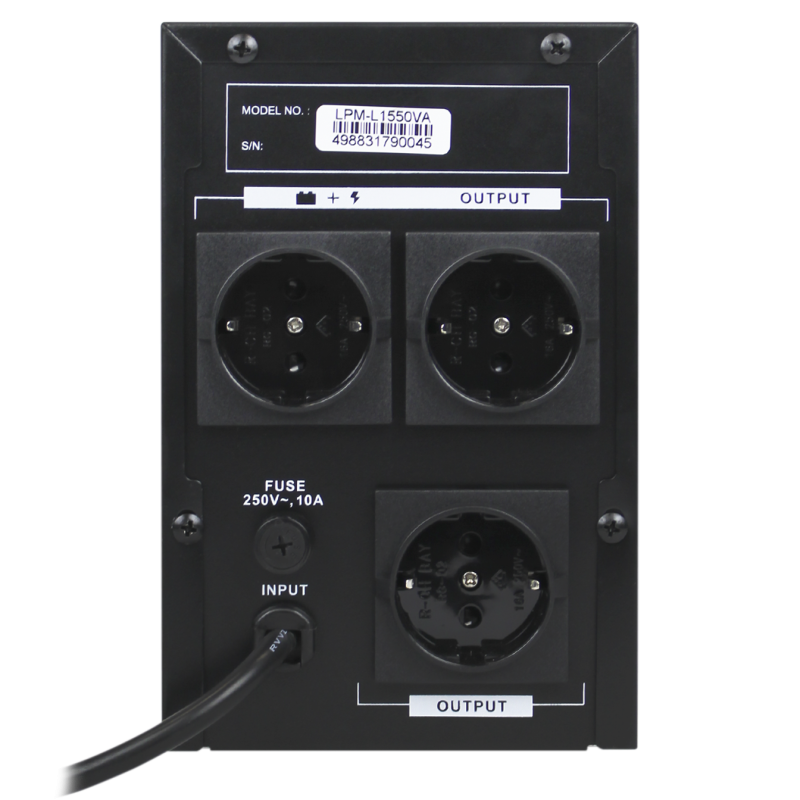 Лінійно-інтерактивне ДБЖ LPM-L1550VA (1085Вт)