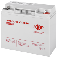 Акумулятор гелевий 20 Ah (ампер-годин) LogicPower LPM-GL 12V