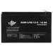 Акумулятор  свинцево-кислотний 12 Ah (ампер-годин) LogicPower AGM LPM 12V
