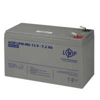 Акумулятор мультигелевий 7.2 Ah (ампер-годин) LogicPower AGM LPM-MG 12V