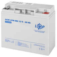 Акумулятор мультигелевий 20 Ah (ампер-годин) LogicPower AGM LPM-MG 12V